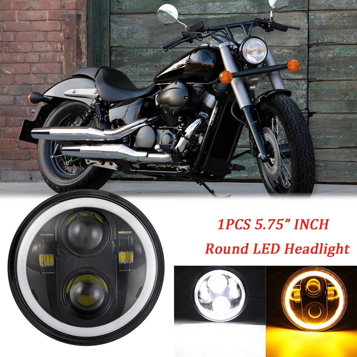 M10F BA20D LED Motorcycle Headlight Projector 30W 3000K/6500K