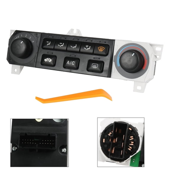 HMCYCI 79600-S84-A01ZA Upgraded A/C Heater Climate Control Module Compatible with Honda Accord 1998-2000 Replace 599-268