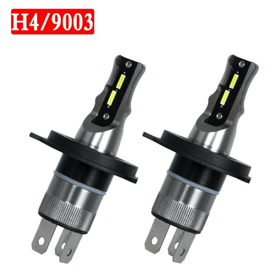 HMCYCI For Honda CB750 Nighthawk 1991-2003 LED Headlight Bulbs H4/9003 High Low Beam 6000K White 2pcs