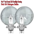 thumbnail image 1 of HMCYCI For MG MGB 1969-1981 Pair DOT 7 inch Round Halogen Headlights High Low Beam, 1 of 12
