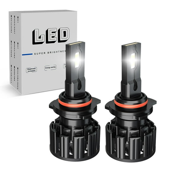 HMCYCI For Toyota RAV4 2016 2017 2018 - 9012 LED Headlight Bulbs 6000K White Hi-Lo Beam