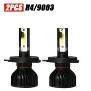 HMCYCI H4/9003 LED High/Low Beam Headlight Bulbs For Can-Am Ryker / Ryker Rally Edition