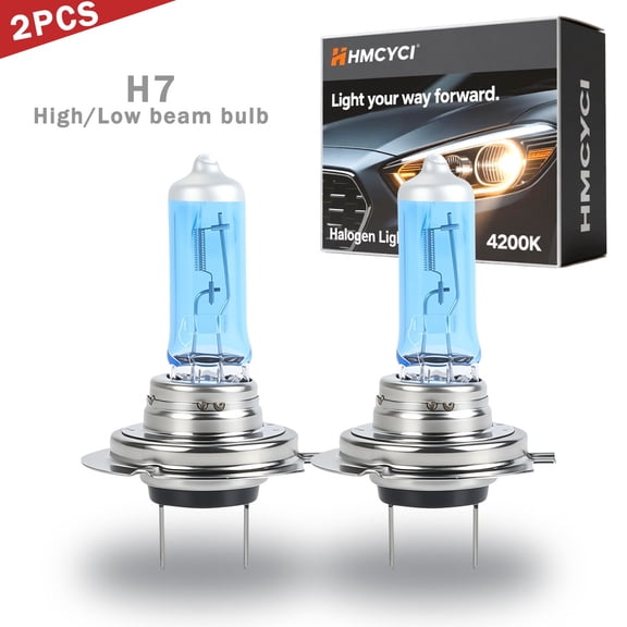 HMCYCI H7 Car Headlight Bulb For Kia Forte 2017 2018 12V 100W Low Beam Halogen Replacement Headlamp