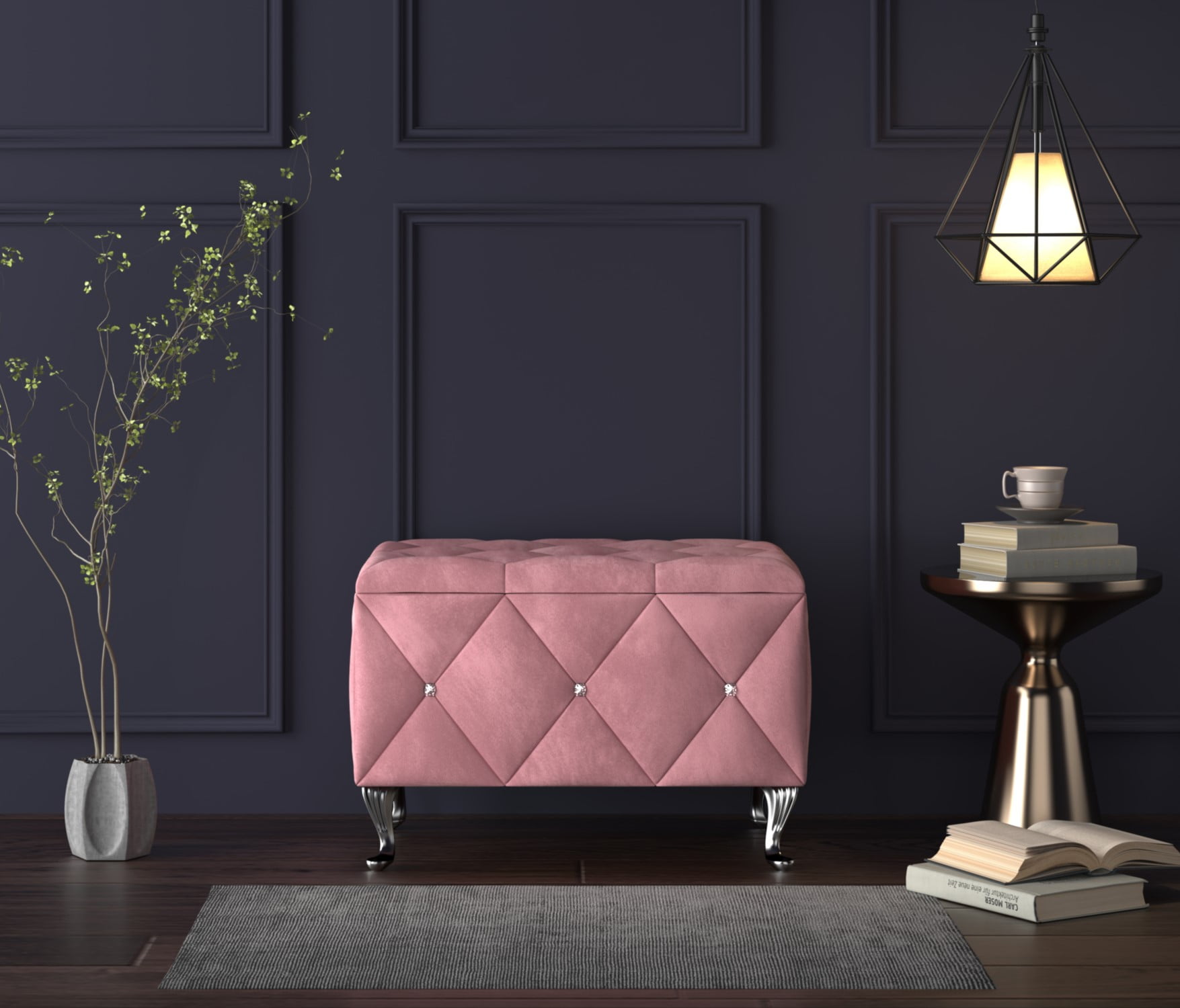 HMD Bodhi Upholstered 30 Flip Top Storage Bench Kuwait Ubuy