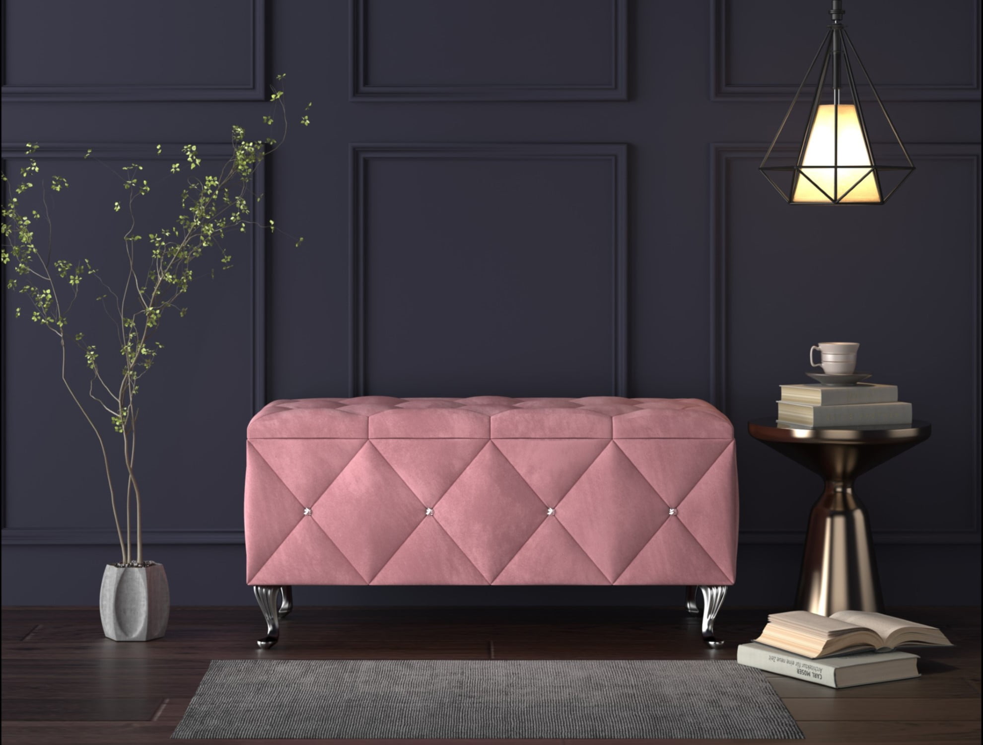 Home Design Bodhi Upholstered 42