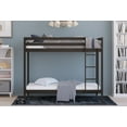 thumbnail image 1 of HMD Castine Twin Over Twin Solid Wood Standard Bunk Bed Box A, Taupe, 1 of 3