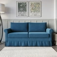 thumbnail image 1 of Home Design Devon Rolled Arm 3-Seater Sofa with Skirted Base and Rectangular Cushion Back, Traditional Upholstered Living Room Seating, 1 of 5