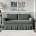 thumbnail image 1 of Home Design Devon Rolled Arm 3-Seater Sofa with Skirted Base and Rectangular Cushion Back, Traditional Upholstered Living Room Seating, 1 of 5