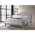 thumbnail image 1 of HMD Elaina Upholstered Queen Panel Bed, Gray, 1 of 2