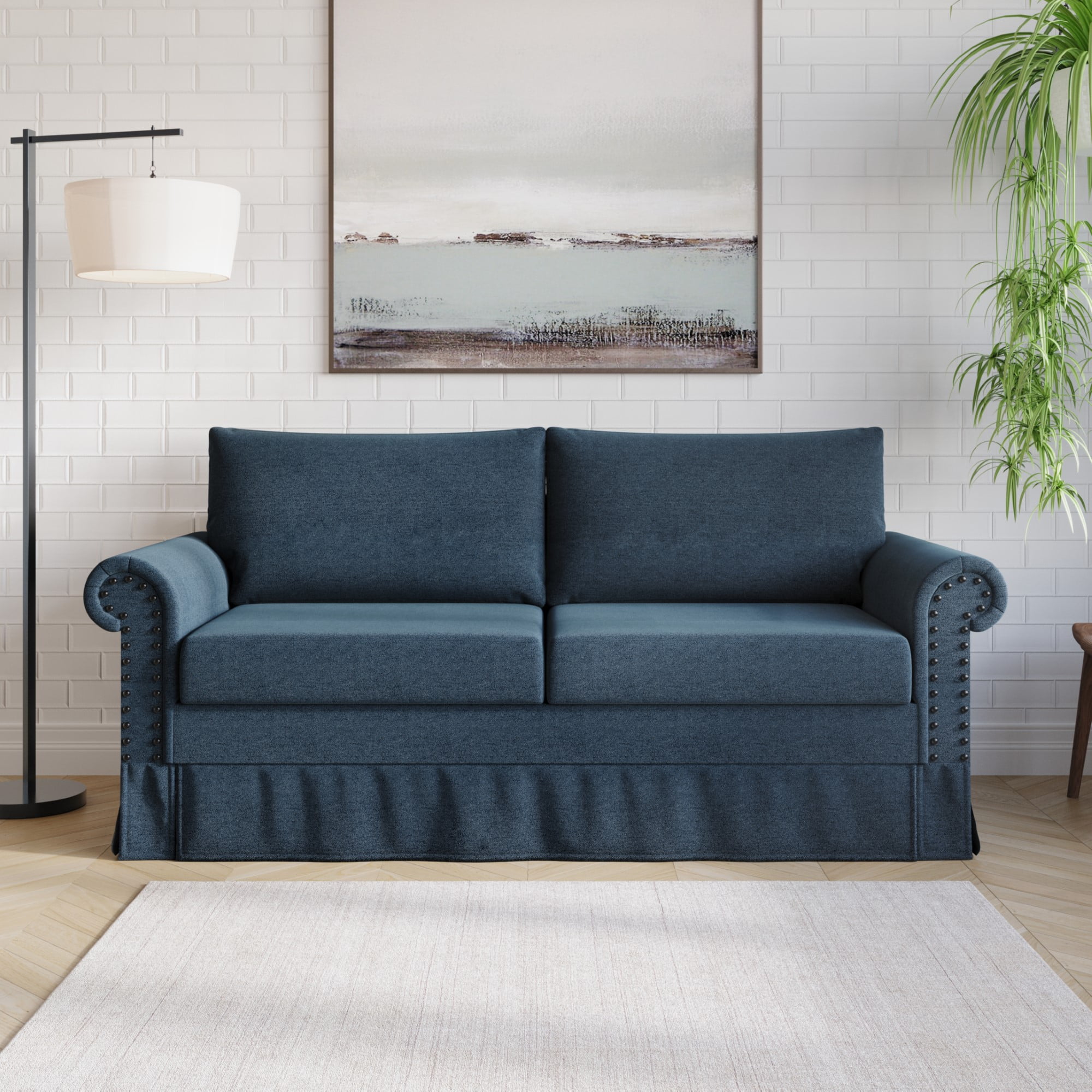 Home Design Emerson Rolled Arm 3-Seat...