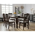 thumbnail interactive-video image 1 of Home Design Jesse Rectangular Dining Table, Dark Brown Finish, Stylish Modern Design, Durable Construction, Easy Assembly, Perfect for Dining Rooms, 1 of 6