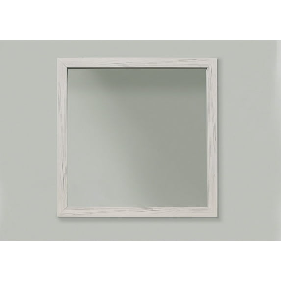 Home Design Lattice Dresser Mirror, Greyish Beige