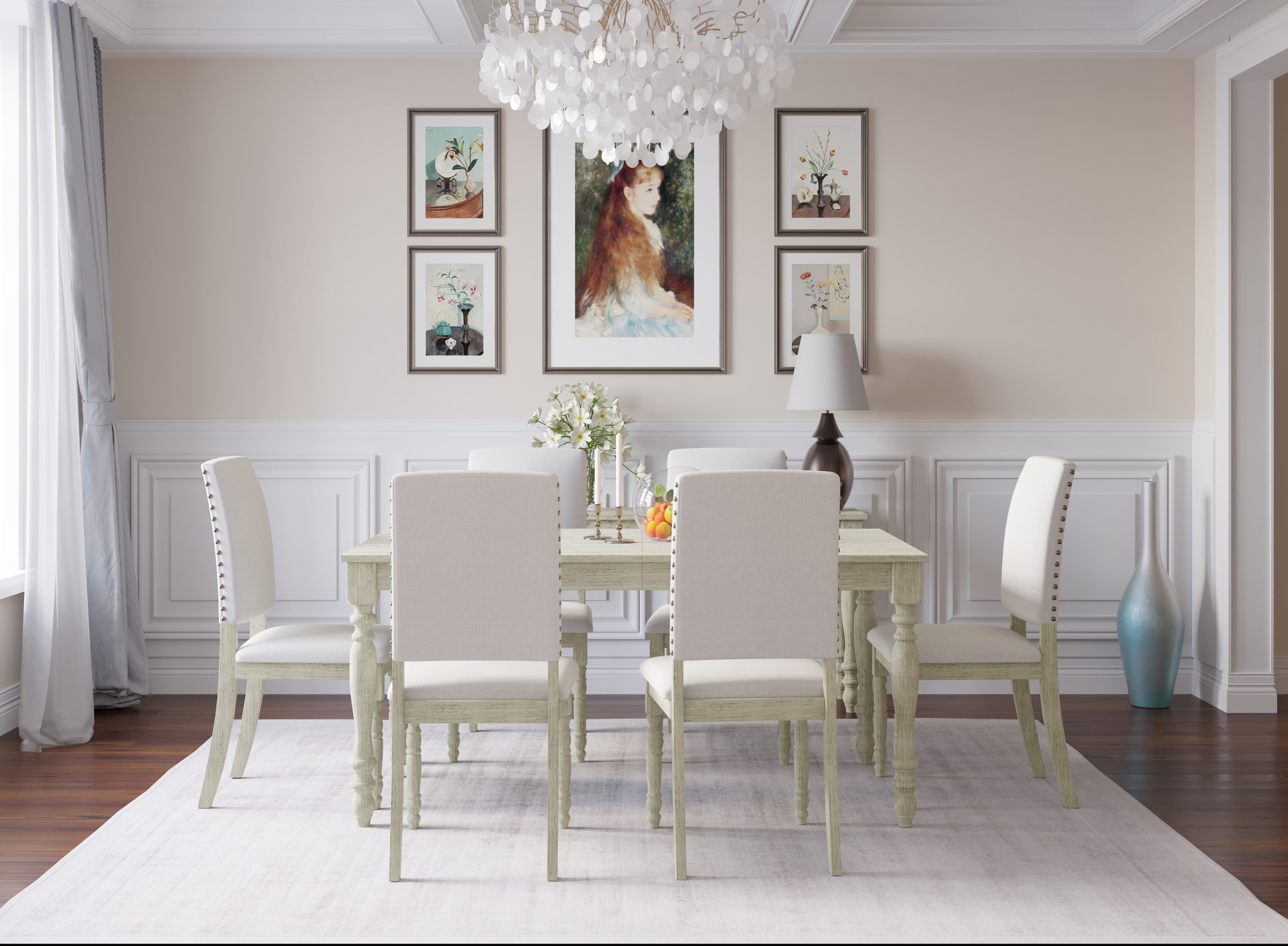 Lily 7 Piece Dining Set