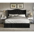 thumbnail image 1 of HMD Riley Twin Tufted Upholstered Platform Bed, Black, 1 of 3