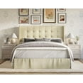 thumbnail image 1 of HMD Wilie Full Tufted Upholstered Platform Bed, Beige, 1 of 3