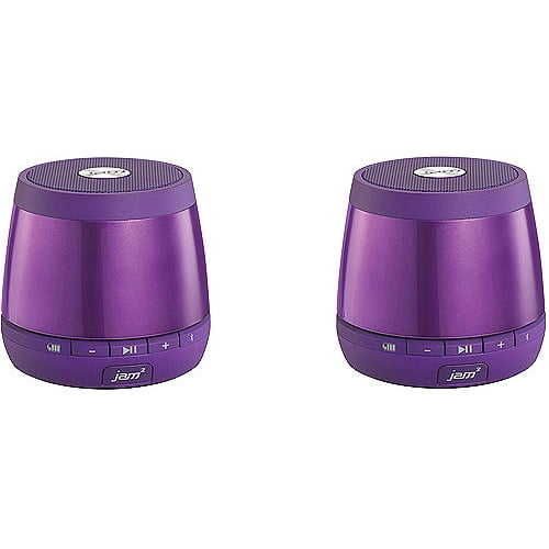 HMDX P240PU Jam Plus Wireless Bluetooth Speakers, 2Pack