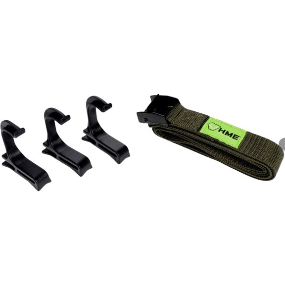 HME Hook Belt Accessory Hanger Strap Nylon Green