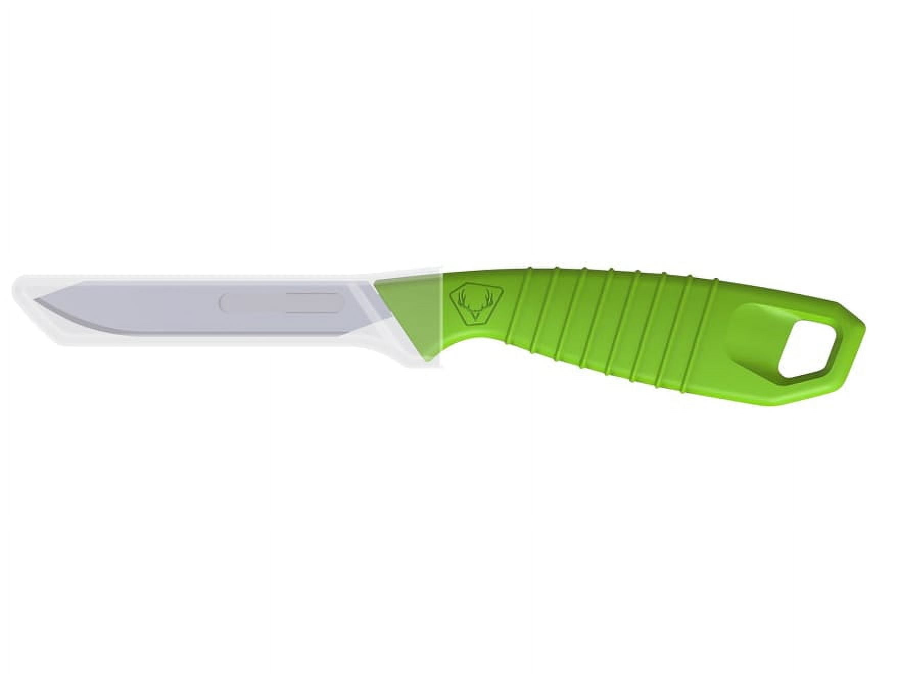 HME Always Prepared Super Lite Series Fixed Blade Knife 2.7" Drop Point 6Cr13MoV Stonewashed Blade Polymer Handle Green