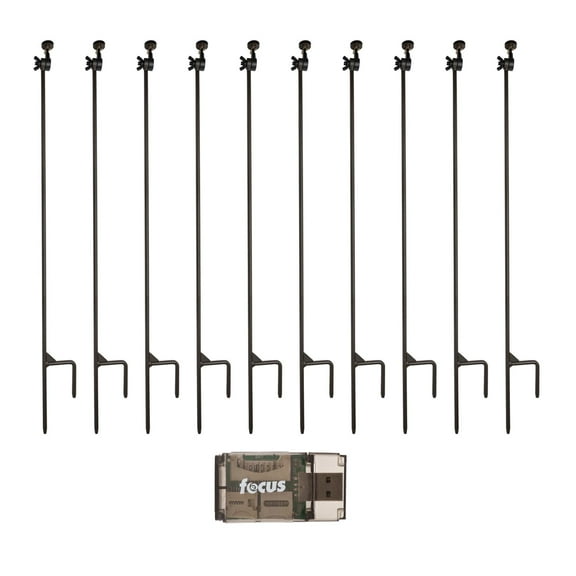 HME Products Trail Camera Holder Posts (10 Pack Bundle), Universal Mounts