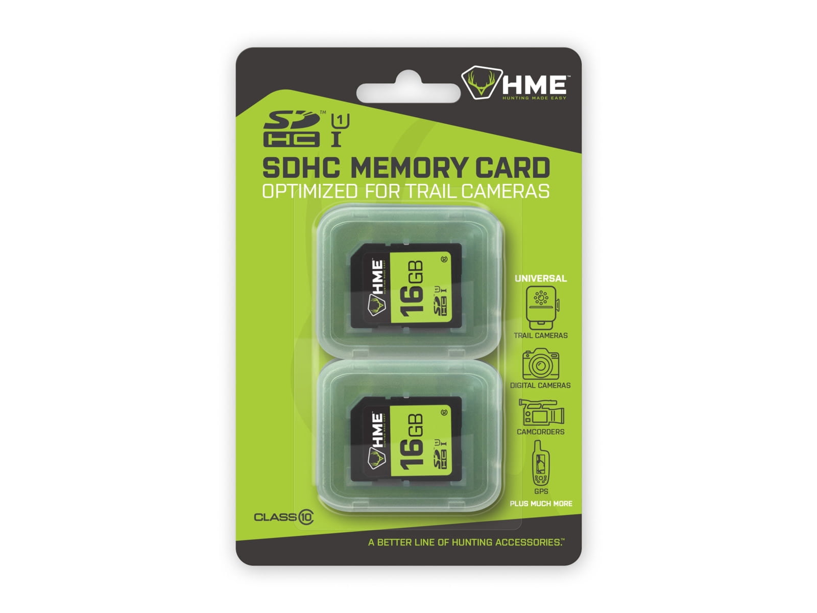 HME Trail Camera SD Card Bundle - 16 GB - 2 Pack
