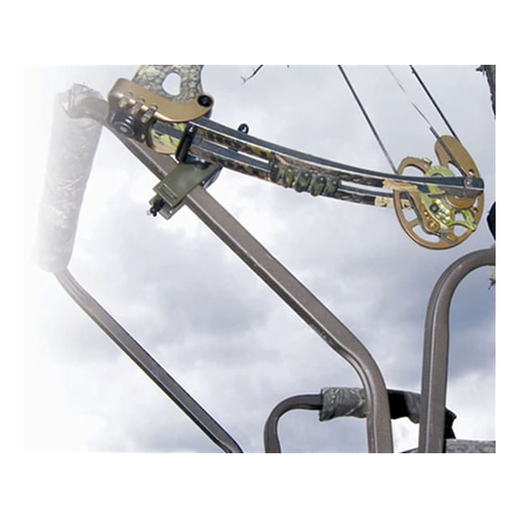 HME Universally-Mountable Bow Holder Mount Steel Olive