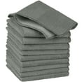 thumbnail image 1 of REGALWOVEN 10 Pack Kitchen Dish Towel Set Absorbent Microfiber Cleaning Cloths Grey 12' x 12', 1 of 7
