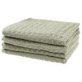 thumbnail image 1 of REGALWOVEN Cotton Home Soft Absorbent Hand Towels 14" x 32", Waffle Weave Towel Sets for Bathroom Light Grey 4, 1 of 7
