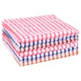 thumbnail image 1 of REGALWOVEN 6 Pack Thin Checked Kitchen Towels Cotton Kitchen Dish Cloths Multicolor 11" x 16", 1 of 6