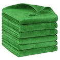 thumbnail image 1 of REGALWOVEN 6 Pack Microfiber Kitchen Towels Absorbent Dish Cloths Green 6, 1 of 6