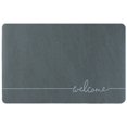 thumbnail image 1 of REGALWOVEN Absorbent Bath Mat Non-Slip Floor Rug for Bathroom Kitchen Navy Blue Welcome 18' x 28', 1 of 6