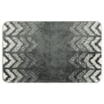 thumbnail image 1 of REGALWOVEN Absorbent Bath Mat Rug, Geometric Patterns Bathroom Mat, Non-Slip Carpet for Kitchen, Shower, Dark Grey 16" x 24", 1 of 6