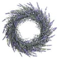 thumbnail image 1 of REGALWOVEN All Seasons Front Door Wreaths, Farmhouse Indoor and Outdoor Decor Wreath for Wedding Party Wall Window Purple 18 in, 1 of 7