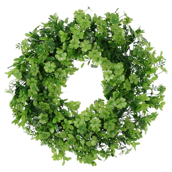 REGALWOVEN Artificial Wreath for Front Door Suitable for All Seasons Decoration Front Door Wall Hanging Green 18 in