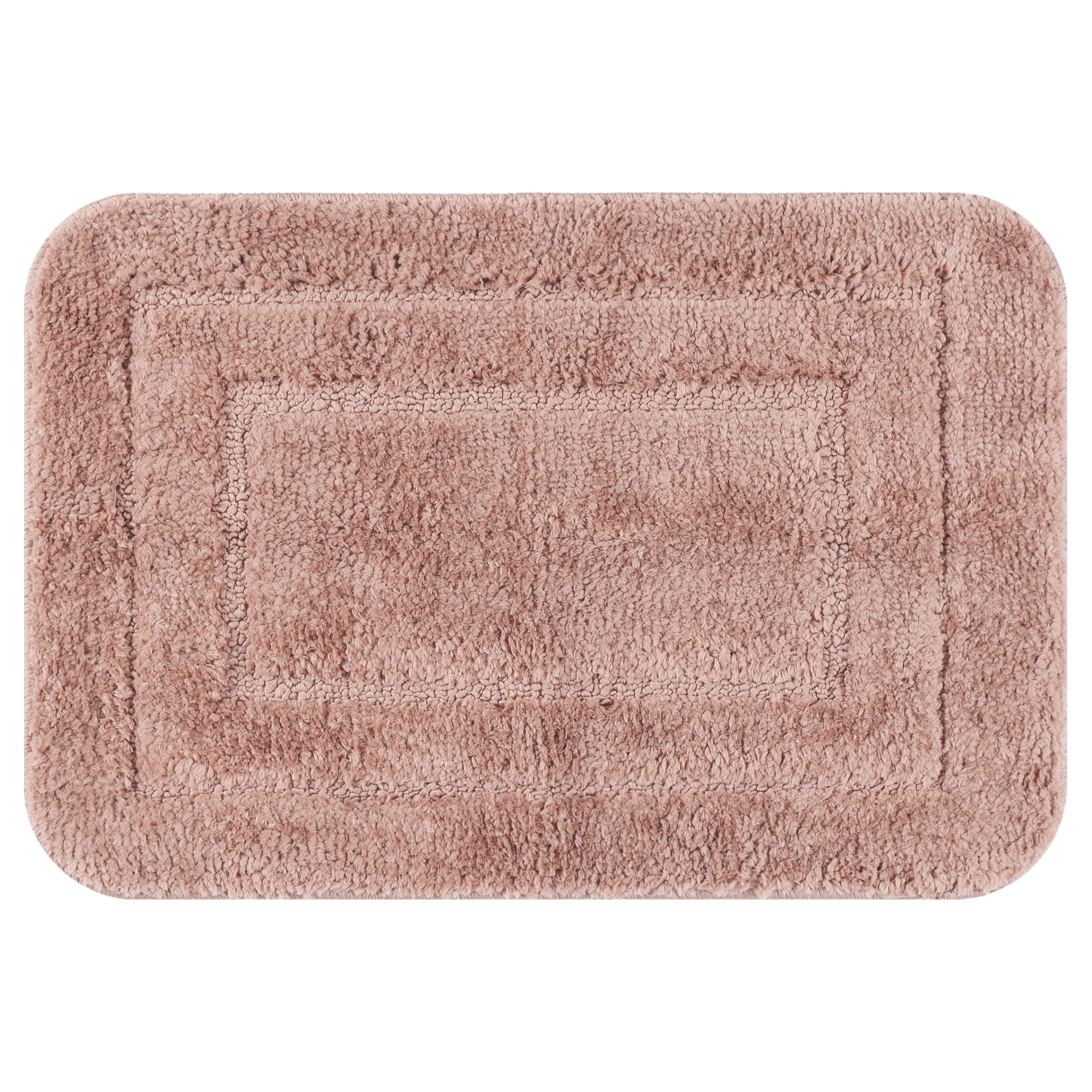 REGALWOVEN Bathroom Rug, Soft Absorbent Bathroom Rug, Non Slip Plush Bath Rug Machine Washable Dry Bath Mat for Bathroom Floor Pink 20" x 32"