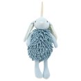 thumbnail image 1 of REGALWOVEN Chenille Hand Towels 1 Pc, Cute Cartoon Rabbit Shape Fuzzy Ball Hand Towel, Soft Absorbent Decorative Towel for Bathroom Blue 6" x 14", 1 of 4
