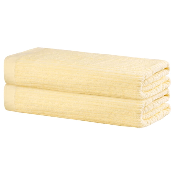 REGALWOVEN Cotton 2 Pack Soft Bath Towel Set, Highly Absorbant, Quick Dry, Lightweight Towel for Bathroom White 28" x 56"