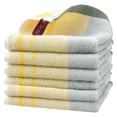 thumbnail image 1 of REGALWOVEN Uxcell Cotton Cleaning Cloths, 10 x 10 Inch Multicolor Cleaning Cloth for Kichen, House Yellow 6, 1 of 6