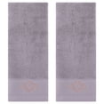 thumbnail image 1 of REGALWOVEN Crown Cartoon Pattern Hand Towels for Bathroom, 2 Pack Cotton Hand Towel Set, Soft Absorbent Decorative Towels Light Brown 13" x 30", 1 of 5