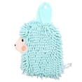thumbnail image 1 of REGALWOVEN Cute Cartoon Alpaca Fuzzy Ball Hand Towel,1 Pc Soft Absorbent Chenille Decorative Bathroom Hanging Towels Green 7" x 11", 1 of 5