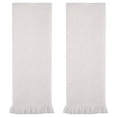 thumbnail image 1 of REGALWOVEN Jacquard Pattern Boho Decorative Hand Towels, 2 Pack Cotton Turkish Absorbent Soft Bathroom Towel Set Beige 13" x 29", 1 of 4