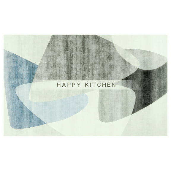 REGALWOVEN Kitchen Mats for Floor, Boho Geometric Kitchen Rugs Set of 1, Boho Kitchen Decor Grey 18" x 30"
