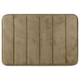 thumbnail image 1 of REGALWOVEN Memory Foam Bath Mat Soft Absorbent Bathroom Rug Brown 20' x 32', 1 of 6