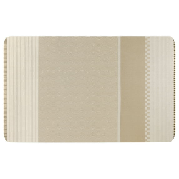 REGALWOVEN Modern Soft Comfort Kitchen Rug Absorbent Non Slip Kitchen Mat Washable Mats for Floor Brown-3 20" x 32"