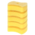 thumbnail image 1 of REGALWOVEN Non-Scratch Dish Sponge, Dish Sponges for Washing Dishes, Cleans Dishes, Pots, and Pans, Cleaning Sponges for Kitchen, Household, Bathroom Yellow 5 Pcs, 1 of 6