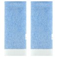 thumbnail image 1 of REGALWOVEN Solid Hand Towels, Soft Absorbent Decorative Hand Towel Set for Bath, Kitchen 13 x 29 Inch Blue 2-Piece, 1 of 4