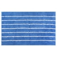 thumbnail image 1 of REGALWOVEN Striped Bathroom Rug, Non-Slip Soft Fluffy Bath Carpet, Water Absorbent Bathmat for Tub, Shower Blue 20" x 32", 1 of 6