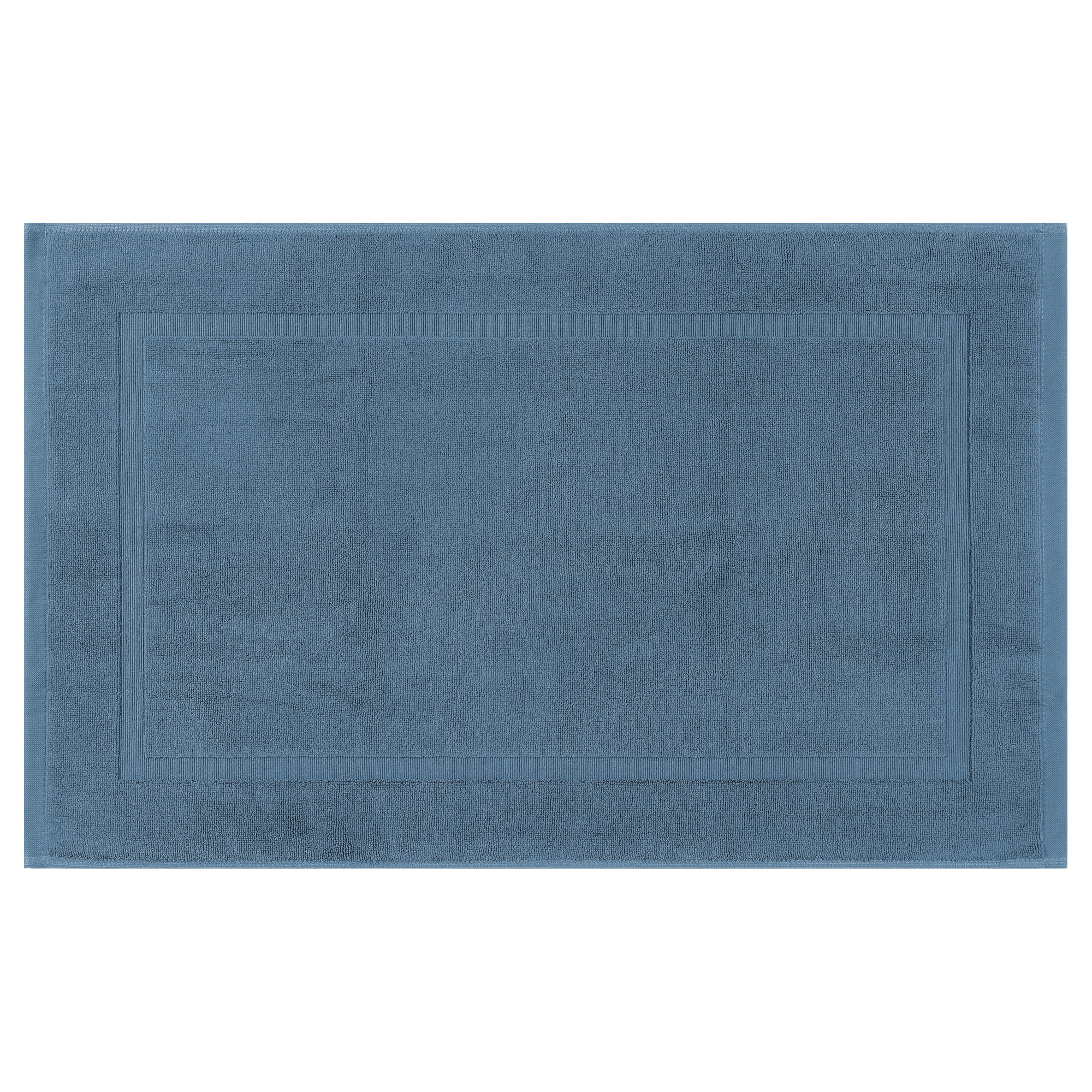 REGALWOVEN Cotton Banded Bath Mat Reversible Step Out Soft Plush Bath ...