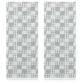 thumbnail image 1 of REGALWOVEN Waffle Hand Towels Set of 2 Checked Pattern Absorbent Soft Decorative Towel for Bathroom Grey 13" x 28", 1 of 5