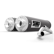 HMF Muffler Polaris RZR S 1000/General 15-24 Gun Metal Titan-QS Dual Full System Exhaust