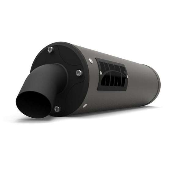 HMF Muffler Yamaha Grizzly/Kodiak 700 14-25 Gun Metal Titan-QS Slip On Exhaust